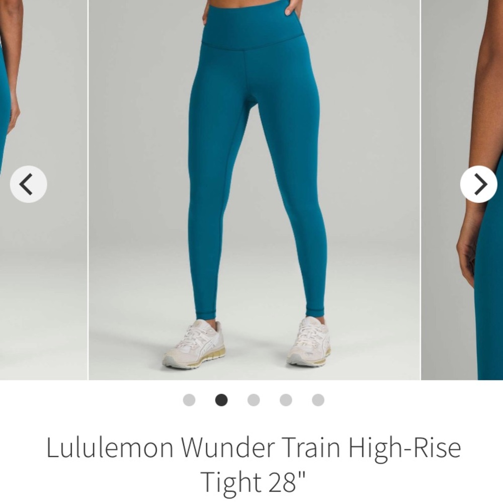 Lululemon NWT  Wunder Train High-Rise Tight 25 Legging Blue